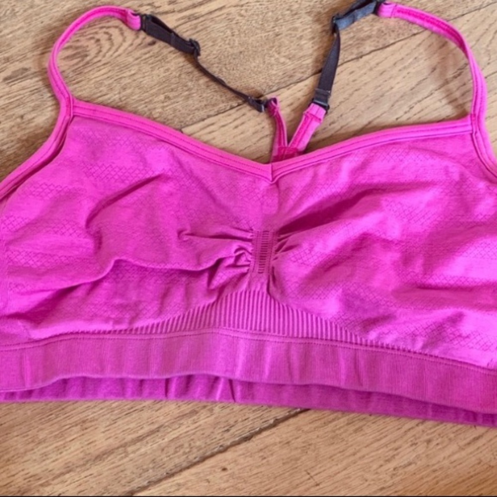 LULULEMON pink  sports bra top large-10